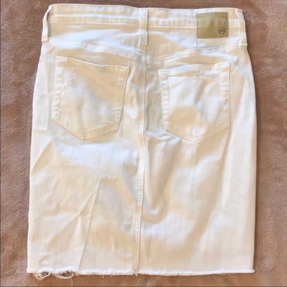 AG White Jean Skirt - Picture 2 of 5